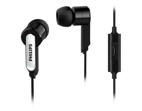 Philips SHE1405BK/10, In-Ear Kopfhörer schwarz, mit Mikrofon