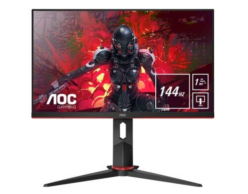 AOC 24 24G2U/BK, 1920x1080, 144Hz Free-Sync, HDMI, DP, VGA, USB