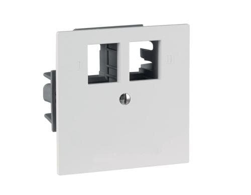 R + M Anschlussdose 60x60 Cat 5, 6 2x RJ45 weiss