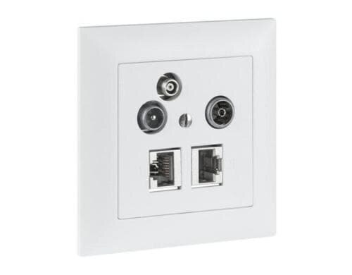 R + M Multimedia Kombi Dose komplett 11db, 3-Loch