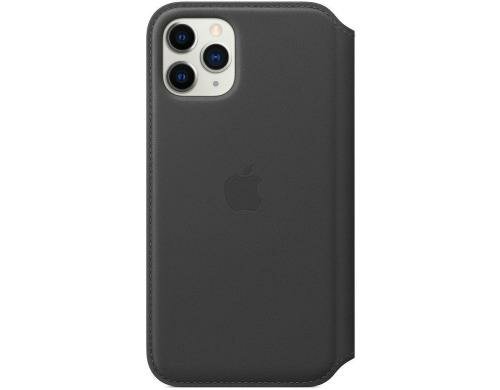 Apple iPhone 11 Pro Leder Folio Black aus hochwertigem Leder