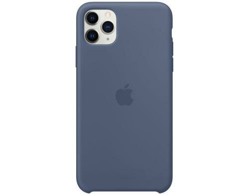 Apple iPhone 11 Pro Max Silicone Case Blue aus hochwertigem Silikon