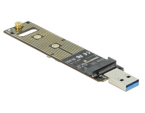 DeLock M.2 NVMe PCIe SSD, mit USB 3.1 Konverter mit USB 3.1 Gen.2
