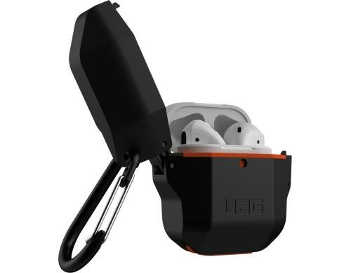 UAG Stealth Hardcase Black/Orange Apple Airpods