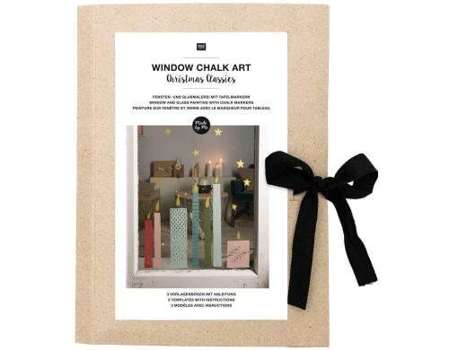 Rico Design Fensterbild-Vorlage Mappe mit 3 Vorlagen, 86 x 60 cm