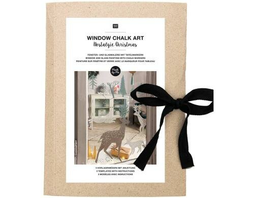 Rico Design Fensterbild-Vorlage Mappe mit 3 Vorlagen, 86 x 60 cm