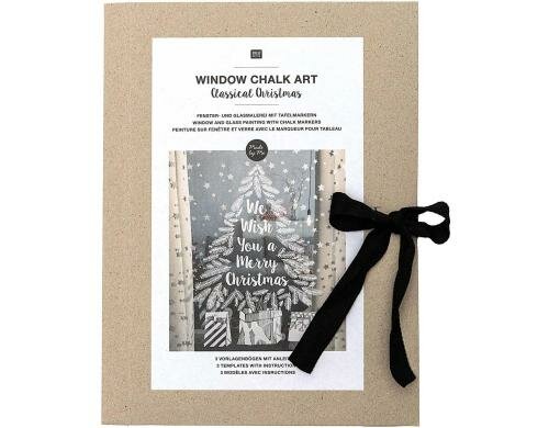 Rico Design Fensterbild-Vorlage Mappe mit 3 Vorlagen, 86 x 60 cm