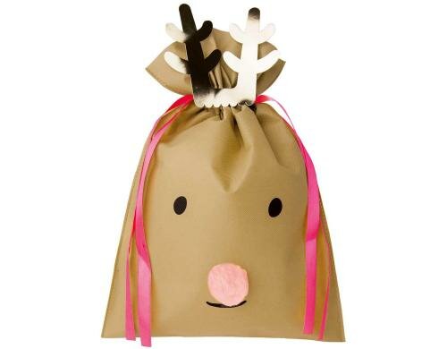 Rico Design Geschenktüte XL Rentier 30 x 45 cm