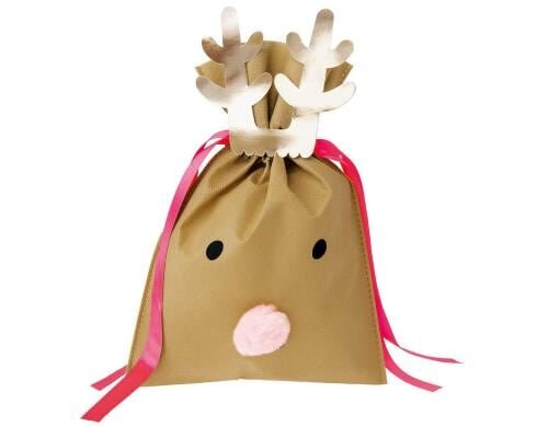 Rico Design Geschenktüte Rentier 20 x 30 cm