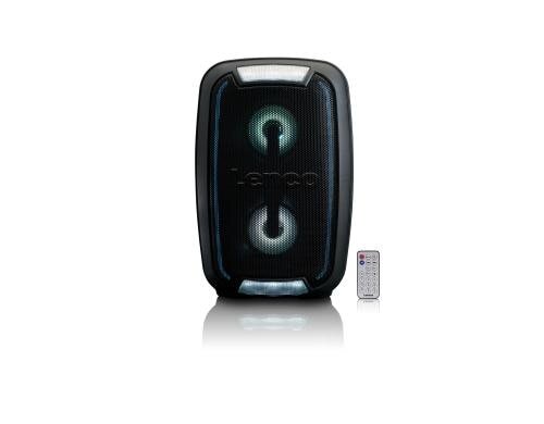 Lenco BT-272 BK, Bluetooth Speaker schwarz, AUX, USB, LED