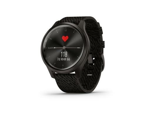 Garmin vivomove Style Graphite, Black Pepper, Nylon