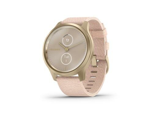 Garmin vivomove Style Light Gold, Blush Pink, Nylon