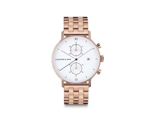 Kapten & Son Chrono Small Steel Damen, D: 37 mm