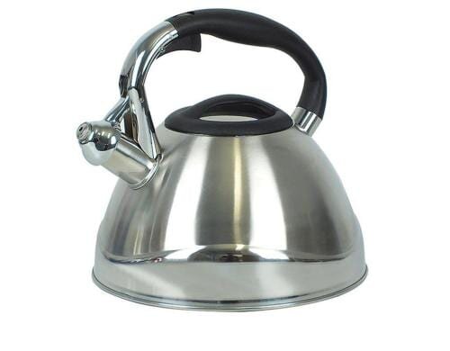 Kela Teekanne Varus 3 Liter silber Edelstahl, H 21,5cm / Ø 22cm