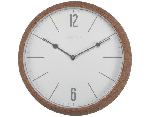 NexTime Wanduhr Cork Durchmesser 30cm