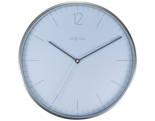 NexTime Wanduhr Essential weiss Durchmesser 34cm