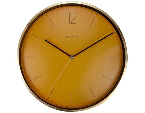 NexTime Wanduhr Essential Fruity Manderin Durchmesser 34cm