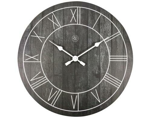 NexTime Wanduhr Paul schwarz Durchmesser 40cm