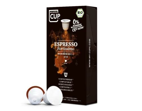 Espresso Fortissimo 10 BIO Kaffeekapseln