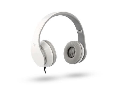 Stream, On-Ear Kopfhörer weiss, faltbarer Kopfhörer mit 3.5mm Klinke