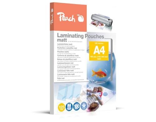 Peach Laminierfolie A4 125mic, matt