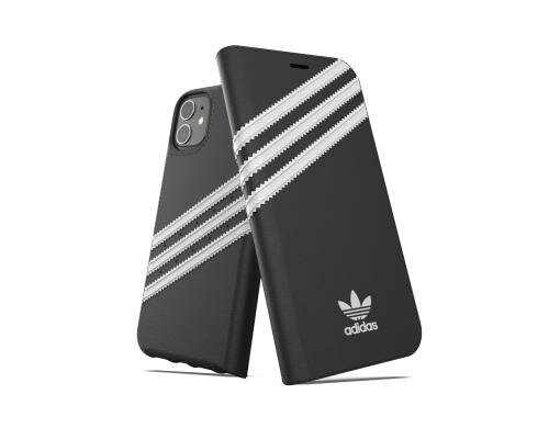 Adidas Basics Booklet Case PU schwarz für iPhone 11
