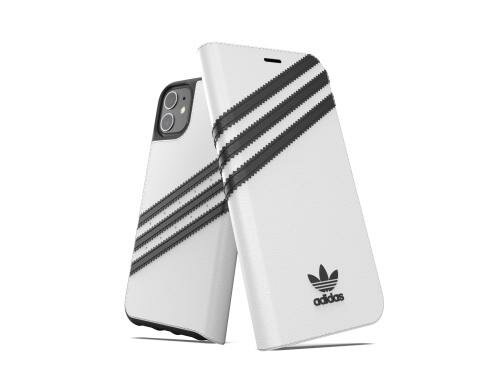 Adidas Basics Booklet Case PU weiss für iPhone 11