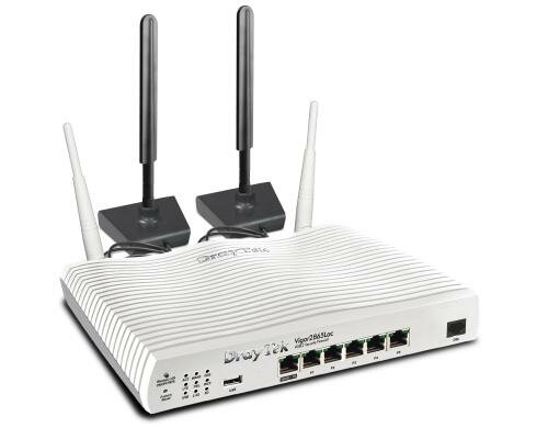 DrayTek Vigor 2865LAC Annex-A VDSL2 Modem 5x Gbit LAN, 32x VPN, WAN3, Firewall
