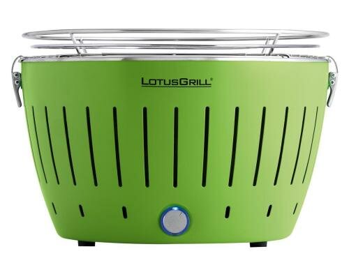 LotusGrill Tischgrill, limettengrün 32 cm Grillfläche, mit USB