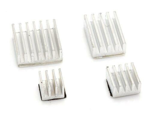 Kühlkörperkit für Raspberry Pi4 4er-Set, Aluminium, selbstklebend
