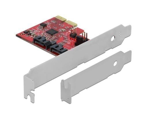 Delock PCI-Express - 2 Port SATA, mit RAID 2x SATA 6Gb/s, 1x PCI Express x1