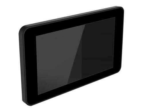 Multicomp 7 Gehäuse für Pi4 und 7 TFT Schwarz, Werkzeuglos zusammenbaubar