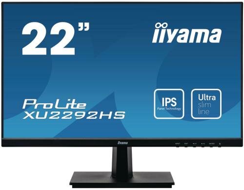 iiyama XU2292HS-B1 21.5, 16:9, 1920x1080 DVI, VGA, HDMI, Lautsprecher, 5ms, IPS