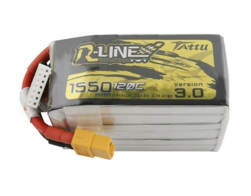 Tattu LiPo-Akku 22.2V 1550mAh 120C RL V3 77x39x48 mm 256g XT60