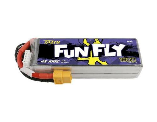 Tattu FF LiPo-Akku 14.8V 1800mAh 100C 4S1P 107x35x29 mm 206g XT60
