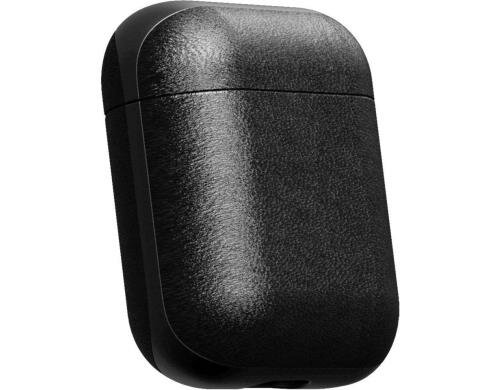 Nomad Airpods Case black leather Apple Airpods