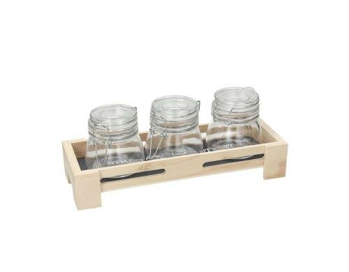 Tognana Servierplatte 4tlg Gourmet 1 Set, H:10.5 LxB: 28x9cm