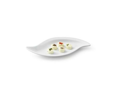 Tognana Servierplatte 28cm Party Weiss 1 Stück, 28x14cm