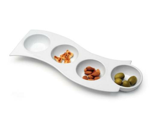 Tognana Servierplatte Antipasti 33cm Party 1 Stück, 33x13cm