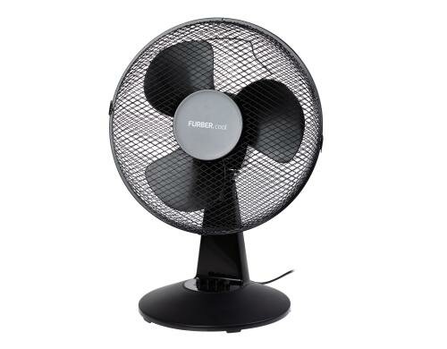 FURBER.cool Tischventilator FT30-16J schwarz, Ø 30 cm