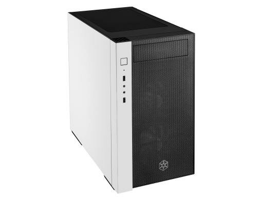 SilverStone Tower SST-RL08BW-RGB schw./wei Stahl, Hartglas, 1x 5.25, 3x 3.5, 2x 2.5