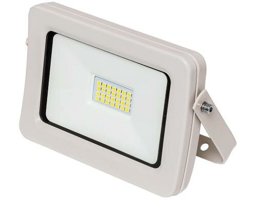 STEFFEN WORKLIGHT LED Strahler 10W 1000lm 6500K, IP65, Alu-Gehäuse,  Hartglas