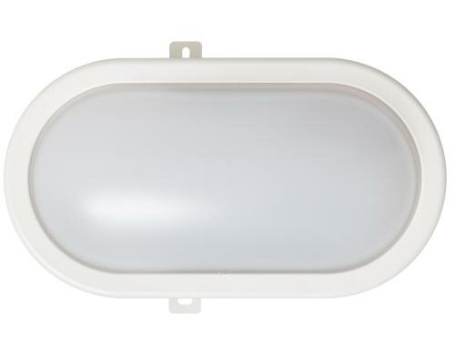 STEFFEN LED Wandleuchte Worklight oval 12W, 840lm, 4000K, IP54, weiss