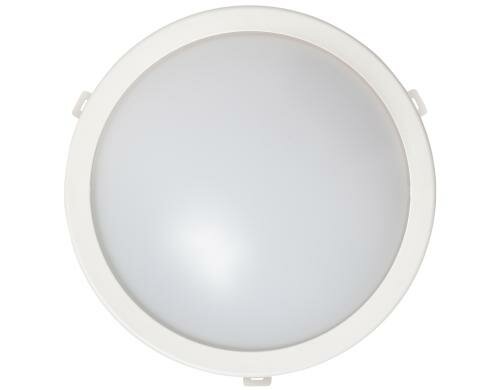 STEFFEN LED Wandleuchte Worklight rund 12W, 840lm, 4000K, IP54, weiss