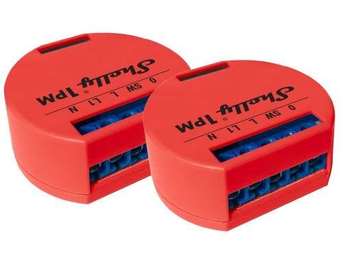 Shelly 1PM  WiFi-Switch, 2er Set WLAN Schalt-Messaktor, 16 A