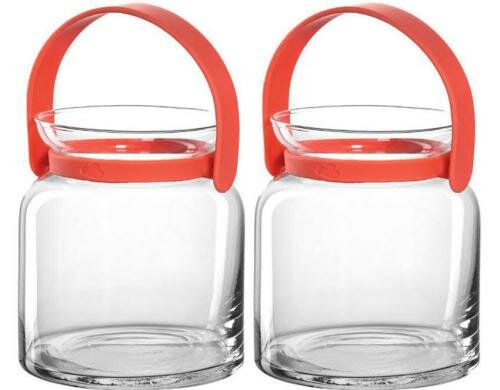 Leonardo Windlicht Colorata 2tlg 13cm Koral 2 Stück, H13cm, D: 12cm