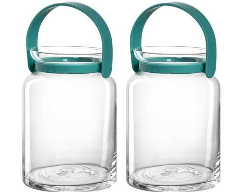 Leonardo Windlicht Colorata 2tlg 17cm Petr 2 Stück, H17cm, D: 12cm