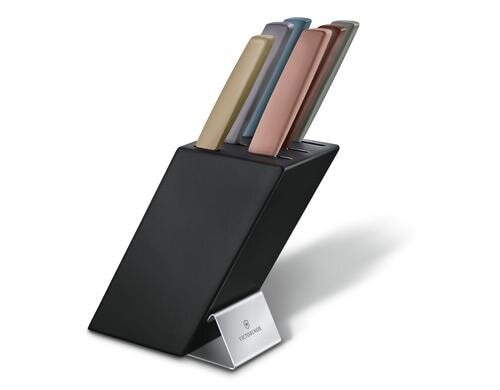 Victorinox Messerblock 6-teilig Buchenholz, Polypropylen