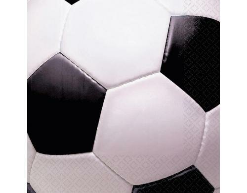 Amscan Servietten Fussball 16 Stück 33x33 cm, 16 Stück