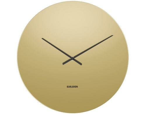 KARLSSON Wanduhr Mirage, Gold, Spiegel 40 x 3 cm, Exkl. AA Batterien